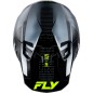 Casque FLY RACING Formula S Carbon Protocol - noir carbone/gris/Hi-Vis
