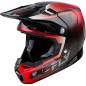 Casque FLY RACING Formula S Carbon Protocol - noir carbone/rouge