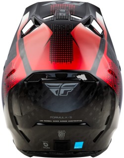 Casque FLY RACING Formula S Carbon Protocol - noir carbone/rouge