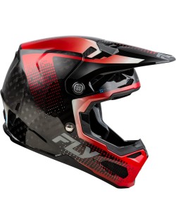 Casque FLY RACING Formula S Carbon Protocol - noir carbone/rouge