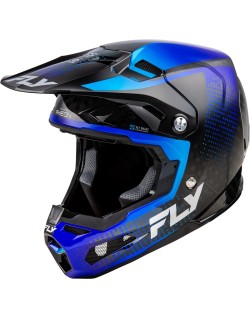 Casque FLY RACING Formula S Carbon Protocol - noir carbone/rouge
