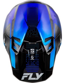Casque FLY RACING Formula S Carbon Protocol - noir carbone/rouge