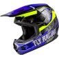 Casque enfant FLY RACING Kinetic Scorched - bleu/gris/Hi-Vis Casque enfant FLY RACING Kinetic Scorched - bleu/gris/Hi-Vis