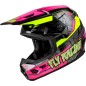 Casque enfant FLY RACING Kinetic Scorched - rose fluo/Hi-Vis/noir Casque enfant FLY RACING Kinetic Scorched - rose fluo/Hi-Vis/noir