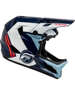 Casque vélo FLY RACING Rayce - rouge/blanc/bleu