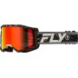 Masque FLY RACING Zone gris/noir - éclair rouge fumé Masque FLY RACING Zone gris/noir - éclair rouge fumé