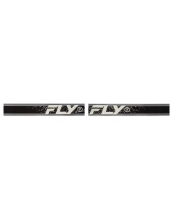 Masque FLY RACING Zone gris/noir - éclair rouge fumé