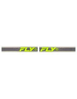 Masque FLY RACING Zone Dark Grey/Hi-Vis - écran Iridiscent Green