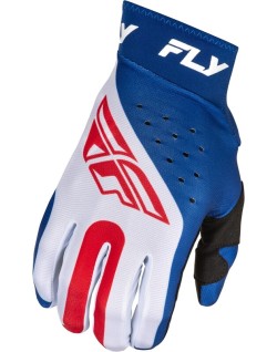 Gants FLY RACING Pro Lite - rouge/blanc/bleu