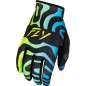 Gants enfant FLY RACING Lite S.E. Zen - noir/bleu/Hi-Vis