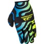 Gants enfant FLY RACING Lite S.E. Zen - noir/bleu/Hi-Vis