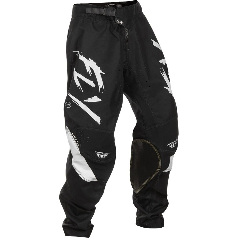 Pantalon enfant FLY RACING Kinetic Stoke - noir/blanc Pantalon enfant FLY RACING Kinetic Stoke - noir/blanc