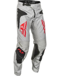 Pantalon FLY RACING Kinetic SYM - gris clair/rouge/noir