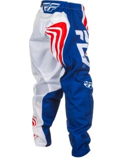 Pantalon enfant FLY RACING F-16 - rouge/blanc/bleu