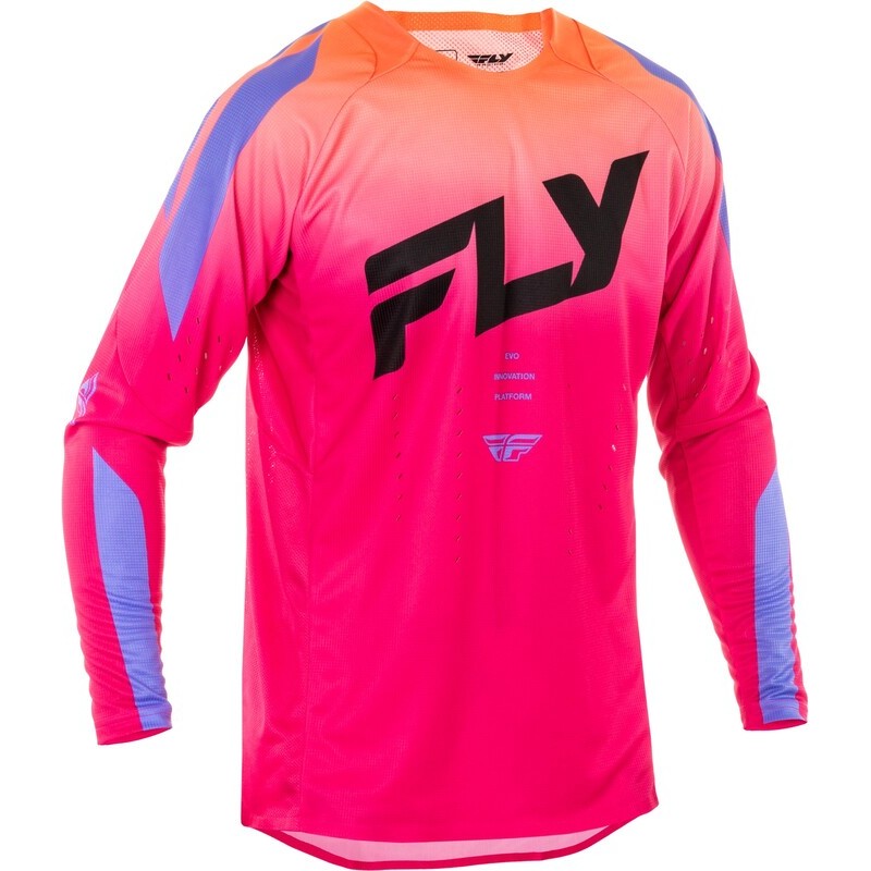 Maillot FLY RACING Evolution DST - rose/lavande/noir