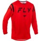 Maillot FLY RACING Kinetic Center - rouge/noir
