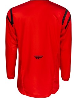 Maillot FLY RACING Kinetic Center - rouge/noir