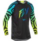 Maillot FLY RACING Evolution DST S.E. Zen - noir/bleu/Hi-Vis