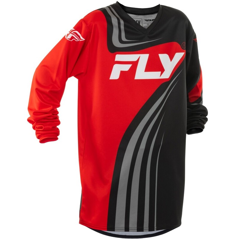 Maillot enfant FLY RACING F-16 - noir/rouge/blanc Maillot enfant FLY RACING F-16 - noir/rouge/blanc
