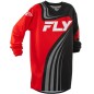Maillot enfant FLY RACING F-16 - noir/rouge/blanc