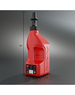 Bidon d'essence TUFF JUG rose avec bouchon Ripper 2.5G/10L