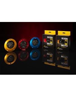 Bouchon de réservoir LIGHTECH noir/or à vis Ducati DIAVEL