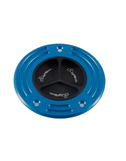 Bouchon de réservoir LIGHTECH noir/cobalt à vis Kawasaki 300