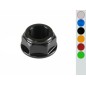 Ecrou d'axe de roue arrière LIGHTECH ergal argent Yamaha Yzf-R6