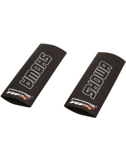 Protection de fourche supérieure RFX Race Series Forkshrink logo Showa - blanc