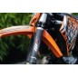 Protection de fourche supérieure RFX Race Series Forkshrink logo KYB - bleu