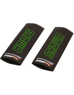 Protection de fourche supérieure RFX Race Series Forkshrink logo Showa - vert