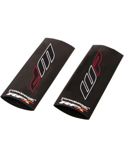 Protection de fourche supérieure RFX Race Series Forkshrink logo WP - blanc/rouge