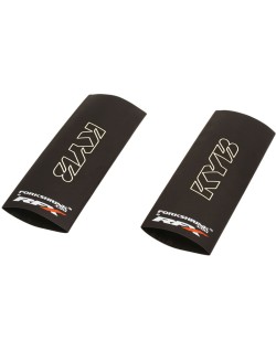 Protection de fourche supérieure RFX Race Series Forkshrink logo KYB - blanc