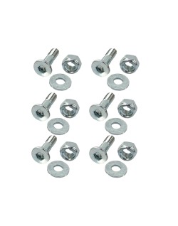 Kit visserie de couronne RFX Race M8 x 30mm - 6 pièces