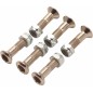 Kit visserie de couronne RFX Race M8 x 35mm - 6 pièces