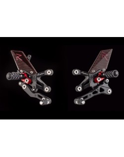 Commande reculées réglables LIGHTECH sélection standard et inversée Yamaha Yzf-R1