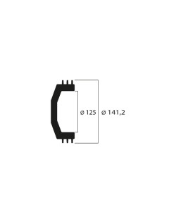Cloche d'embrayage MALOSSI Maxi Wing Ø125mm 950g