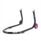 Béquille arrière BIHR Home Track fixe supports en "V" noir mat roues rose Béquille arrière BIHR Home Track fixe supports en "V" noir mat roues rose