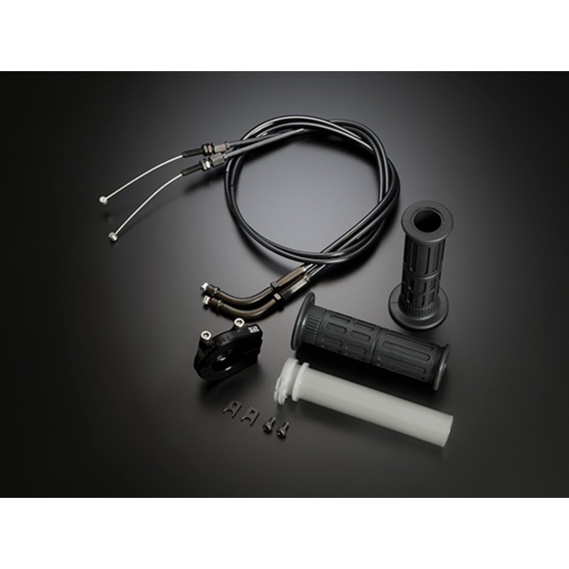 Kit poignée de gaz et support de câbles YOSHIMURA pour carbu TMR-L / FCR-L - 115mm Kit poignée de gaz et support de câbles YOSHIMURA pour carbu TMR-L / FCR-L - 115mm