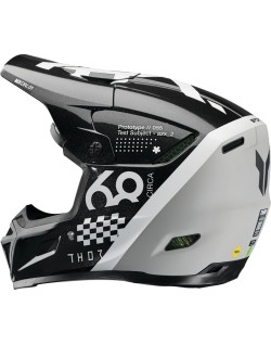 HELMET REFLEX SPORT RIOT BK/WH