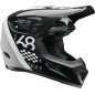 HELMET REFLEX SPORT RIOT BK/WH