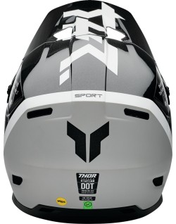 HELMET REFLEX SPORT RIOT BK/WH