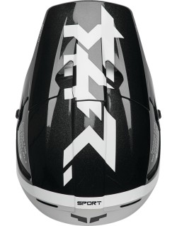 HELMET REFLEX SPORT RIOT BK/WH