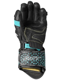 Gants femme RST TracTech Evo 4 -  noir/aqua/gris