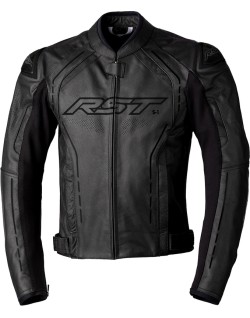 Veste RST S1 cuir homme - noir