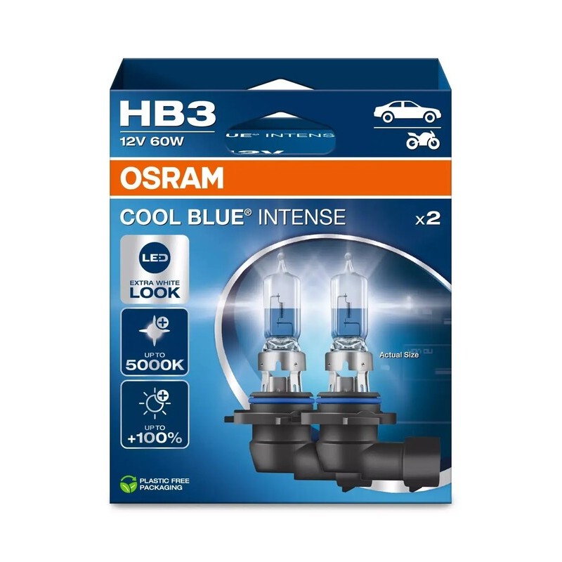 Ampoule OSRAM Cool Blue Intense HB3 12V/60W - X2 Ampoule OSRAM Cool Blue Intense HB3 12V/60W - X2