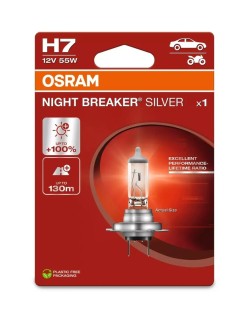 Ampoule OSRAM H7 Night Breaker Silver 12V 60/55W PX26d - à l'unité