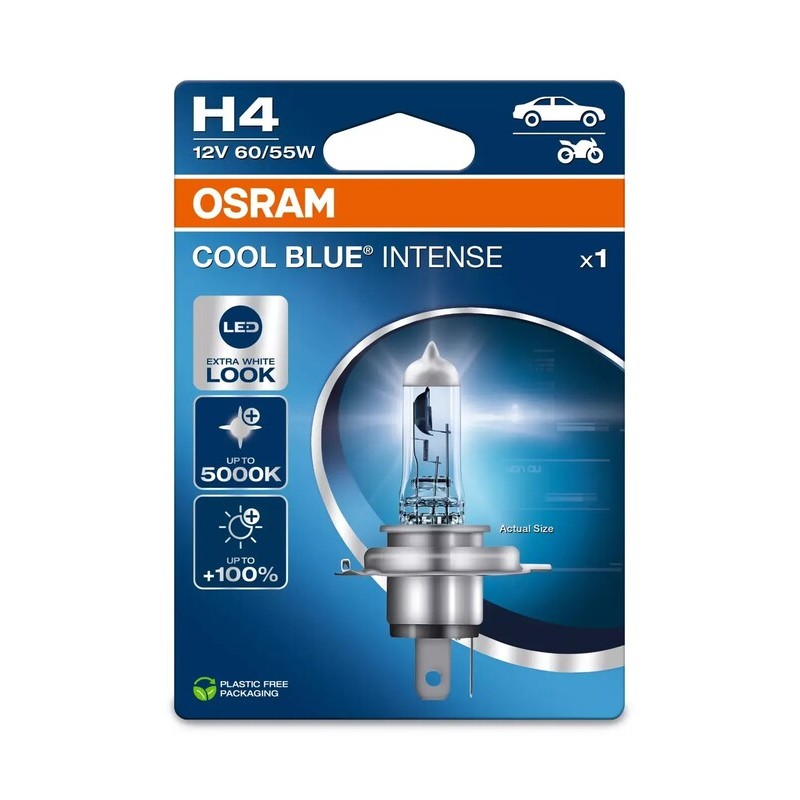 Ampoule OSRAM Cool Blue Intense H4 12V/60/55W - X1 Ampoule OSRAM Cool Blue Intense H4 12V/60/55W - X1