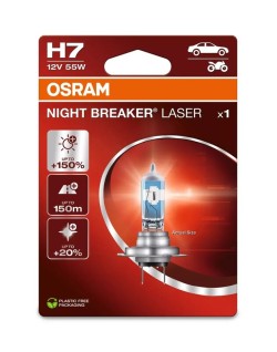 Ampoule OSRAM H7 Night Breaker Laser 12V 55W PX26d - à l'unité