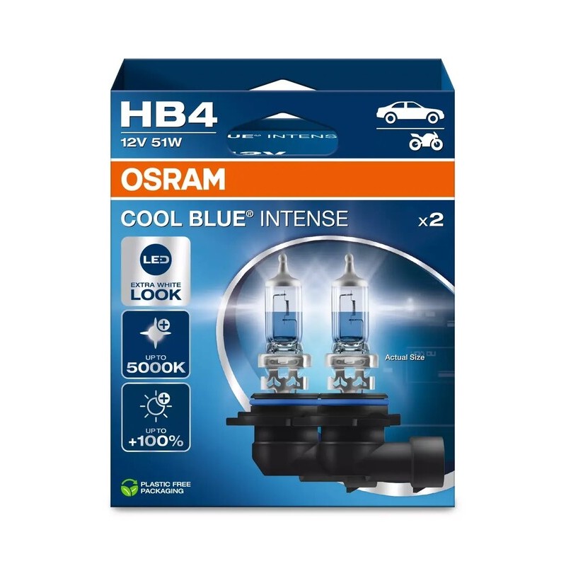 Ampoule OSRAM Cool Blue Intense HB4 12V/51W - x2 Ampoule OSRAM Cool Blue Intense HB4 12V/51W - x2